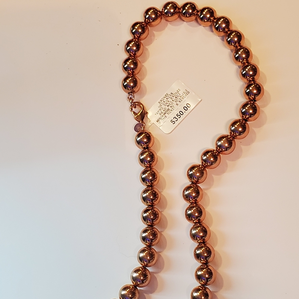 🆕️18kg over Bronze necklace